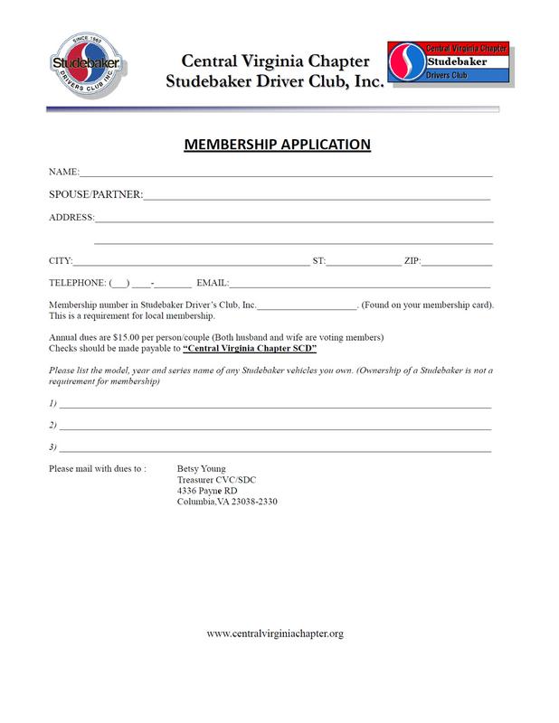 Click here to print membership application